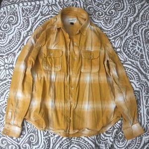 Yellow juniors flannel